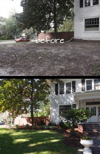 Front yard plantings